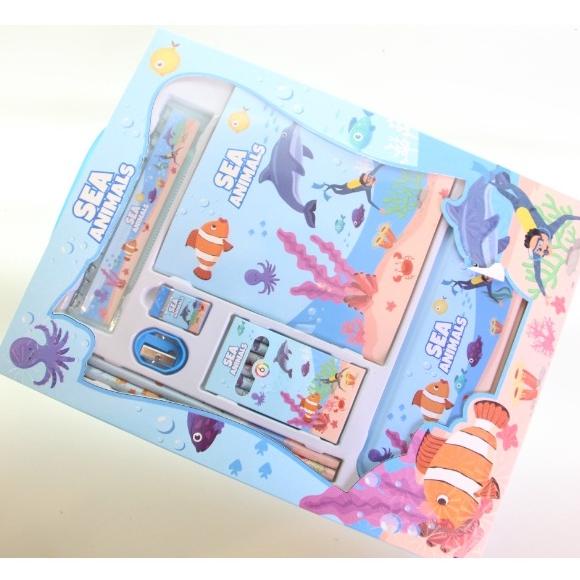 

Eksklusif KJ !! STUDY SET STATIONERY SET ALAT TULIS SEKOLAH ANAK SET ATK MOTIF ANIMAL/DINOSAURUS 8012 Boleh Diadu