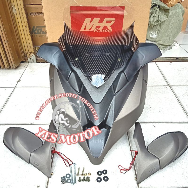 Body PCX 150 windshield set tameng spion bodi panel depan custom MHR sein body PCX LOKAL batok PCX