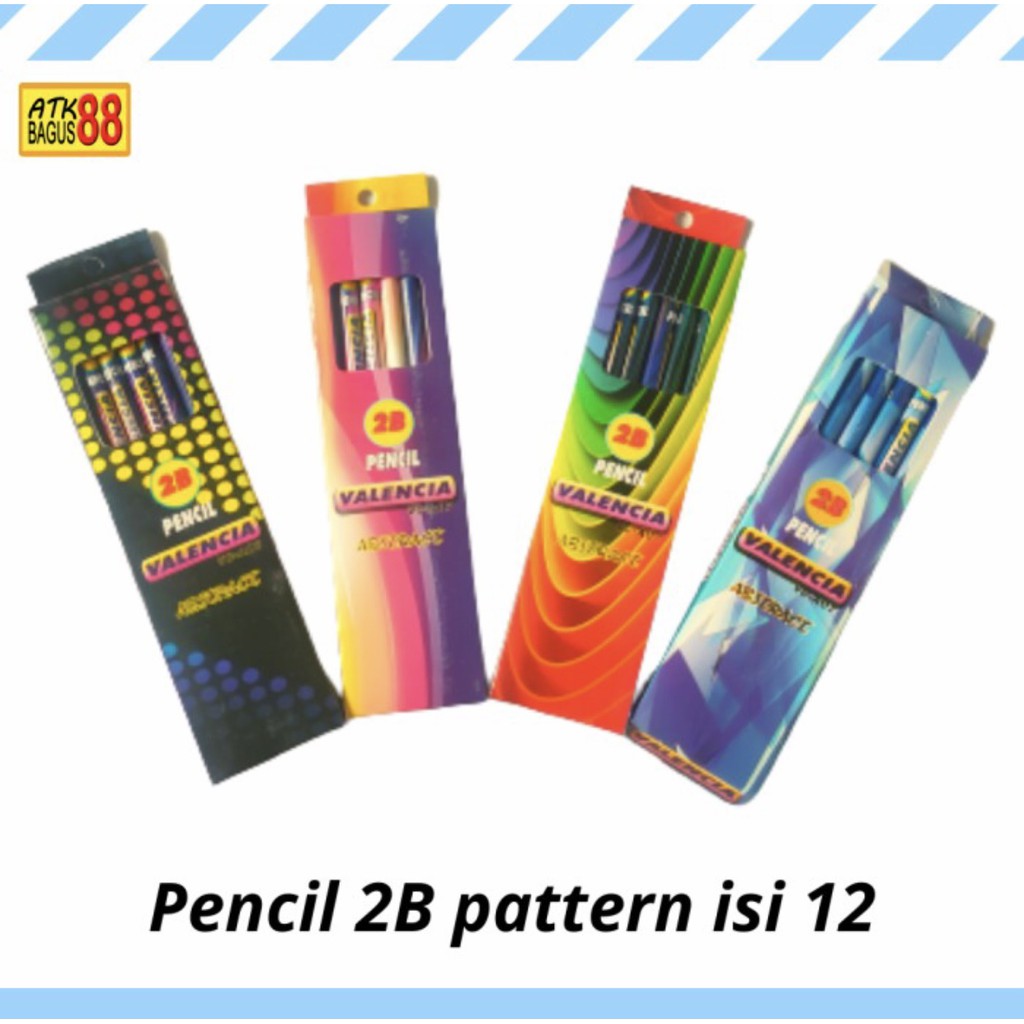 PENCIL 2B pattern per 12 pcs