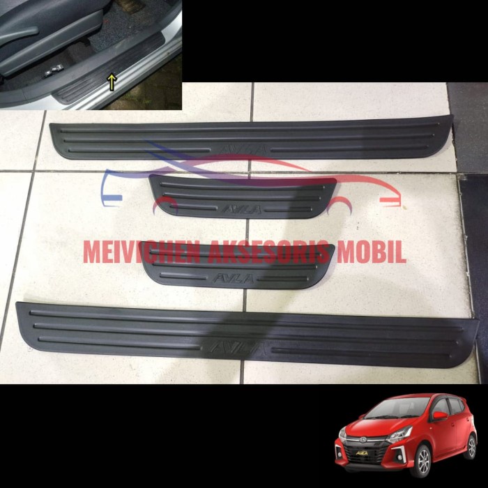 Sillplate Samping Ayla Hitam