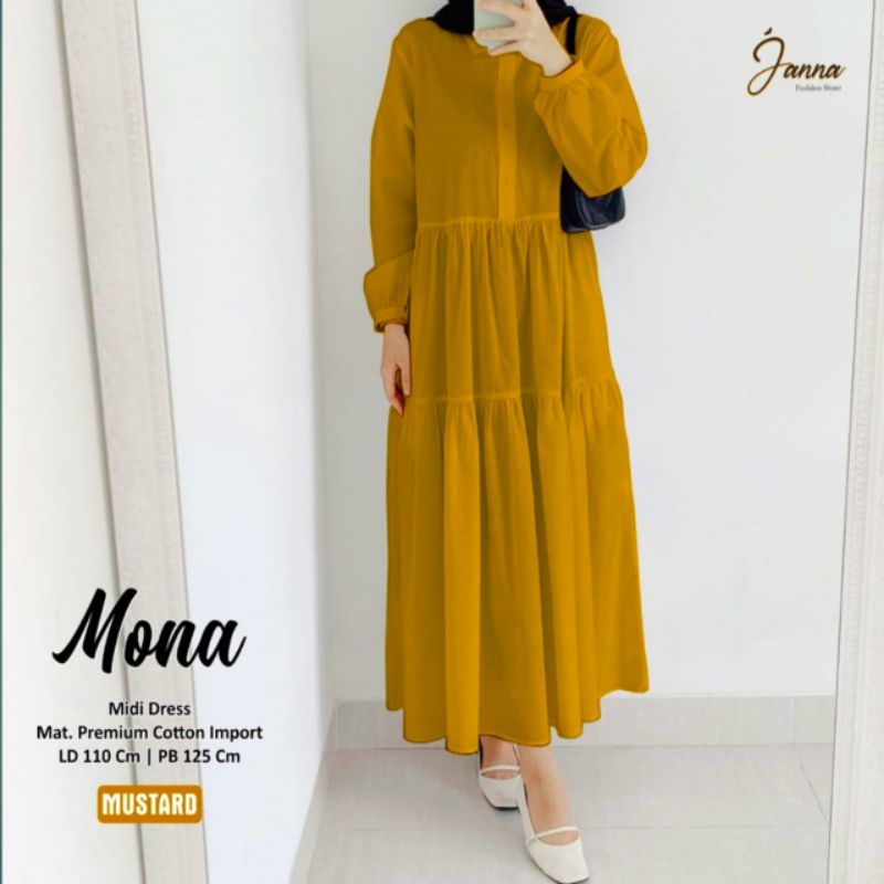 MONA GAMIS BAJU WANITA TERBARU BY JANNA