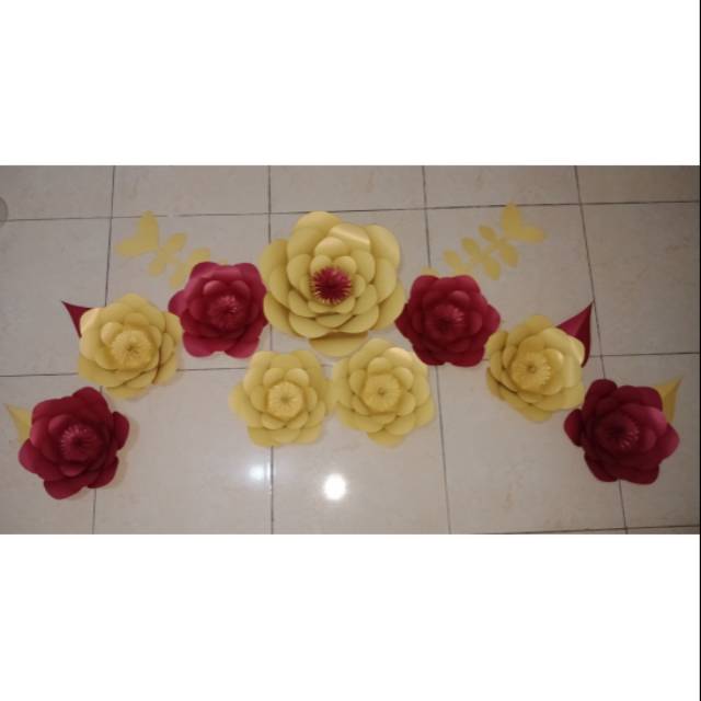 

Paperflowers ~ Hiasan bubga kertas (Request warna by chat)
