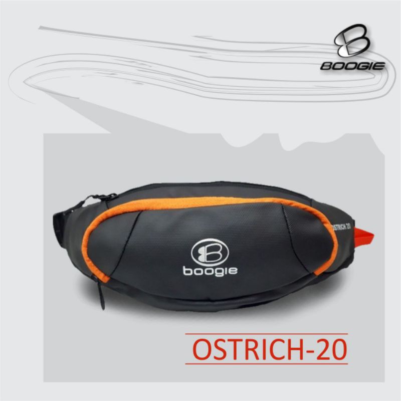 Boogie Waist Bag Ostrich 20 Tas Pinggang Selempang Original