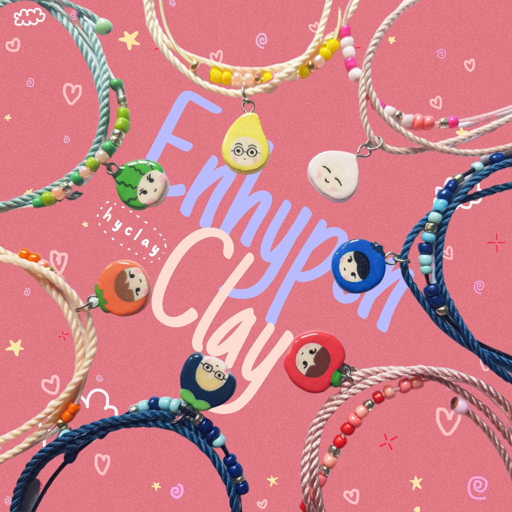 Gelang ENHYPEN / ENHYPEN Clay Bracelet [Handmade Clay Bracelet]