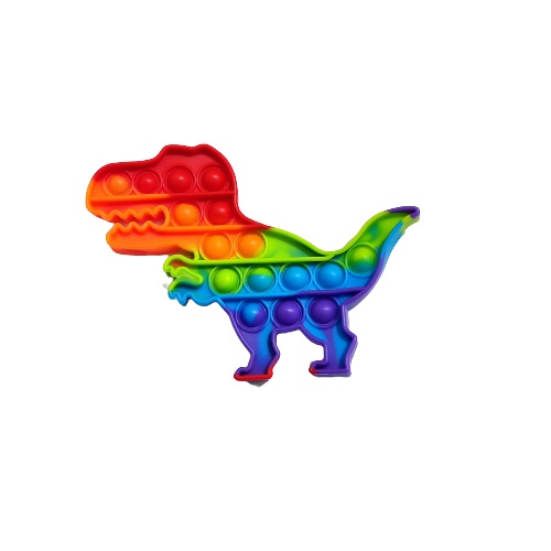 Pop it fidget toy Rainbow-Dino