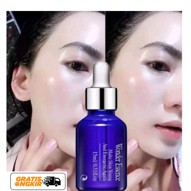 Serum Wajah Glowing / Penghilang Flek Membandel Pemutih Wajah Alami Serum Blueberry Wonder Essence B