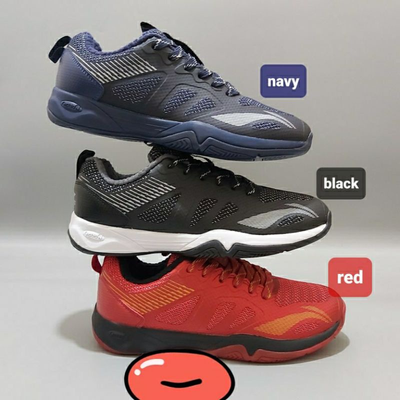 ⭐⭐⭐⭐⭐ PROMO  New 2022 Sepatu Badminton Merk Li-Ning Wanita Pria Dewasa ukuran 39 40 41 42 43 44 Sepa