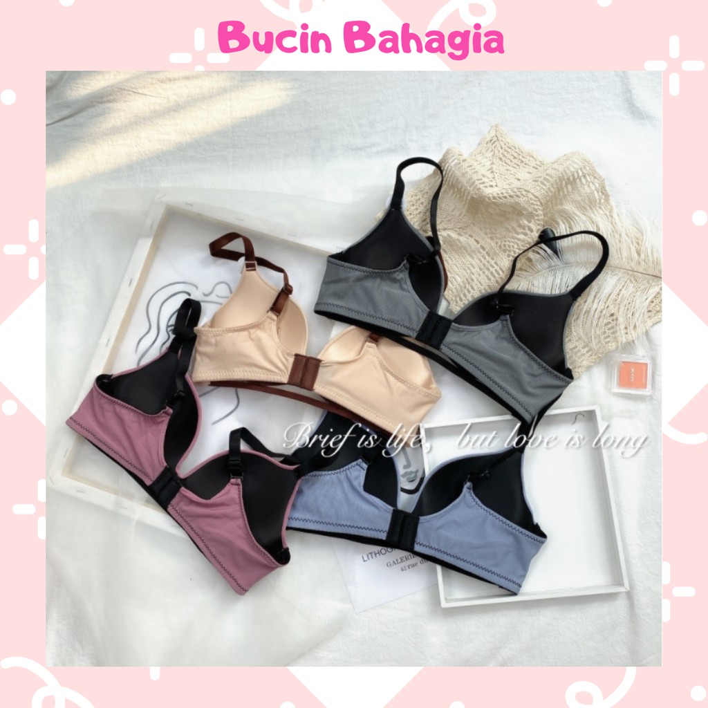 BH BRA WANITA TANPA KAWAT Bra Eksport Push Up BH18