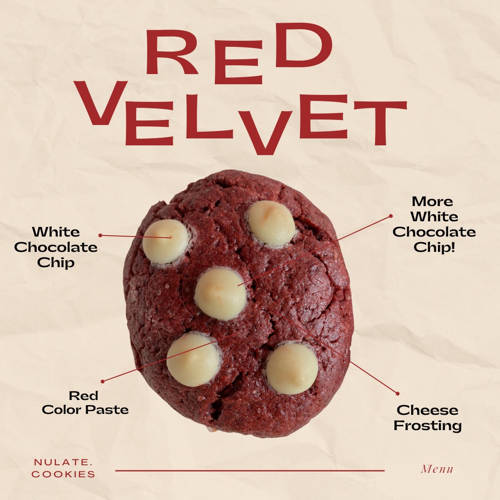 

RED VELVET Cheez Soft Cookies