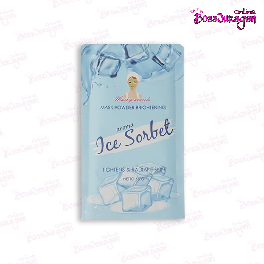 (BOSS) MASKER Maskyourneeds ICE SORBET BPOM 65G