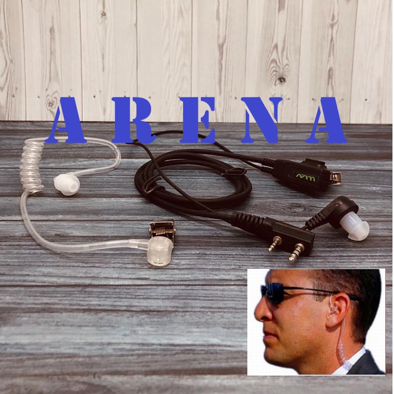 HEADSET HT FBI EARSET FBI Paspampres POLISI TNI Handy Talkie by WLN