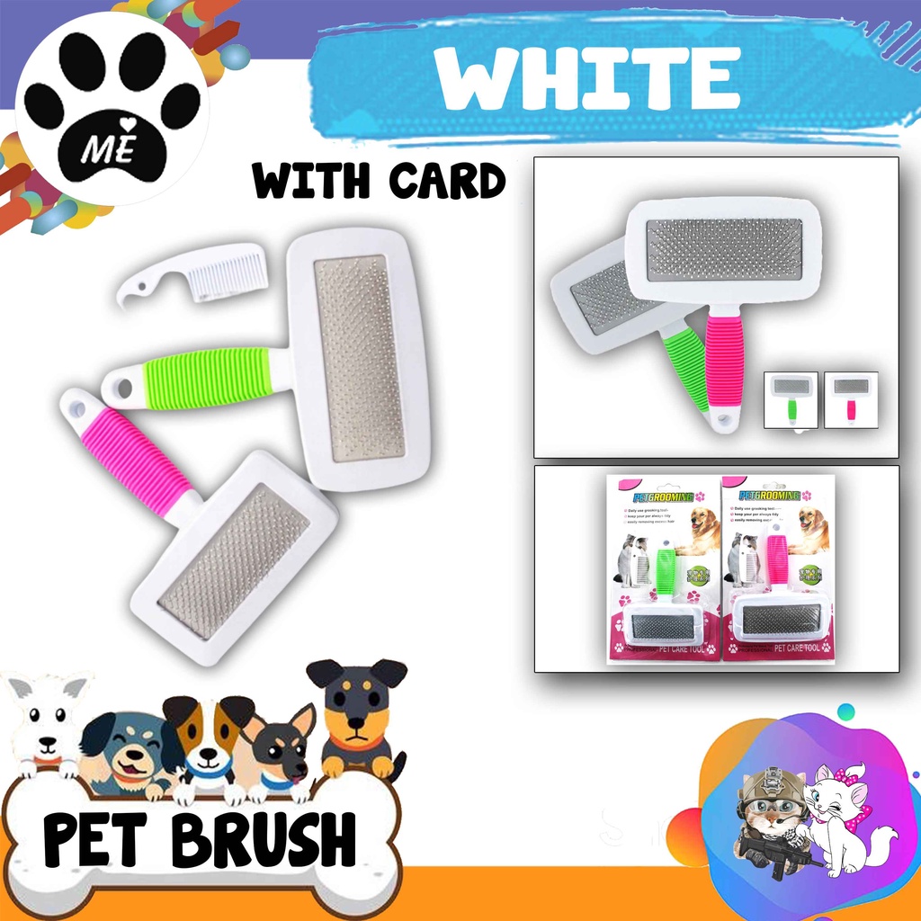 Pet Grooming &quot;WHITE CARD&quot; Sisir Hewan