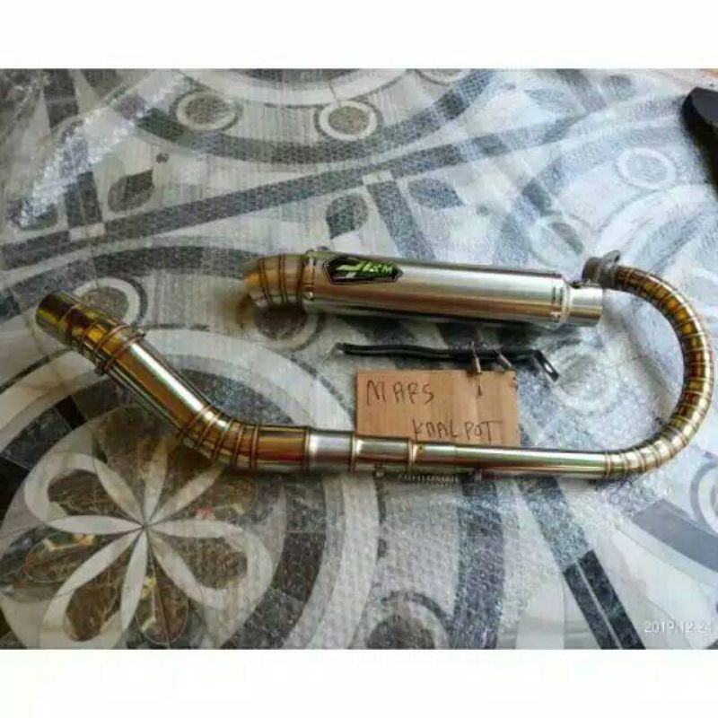 knalpot racing JRM bulat full cacing C pnp satria fu vixion tiger gl herex megapro dll