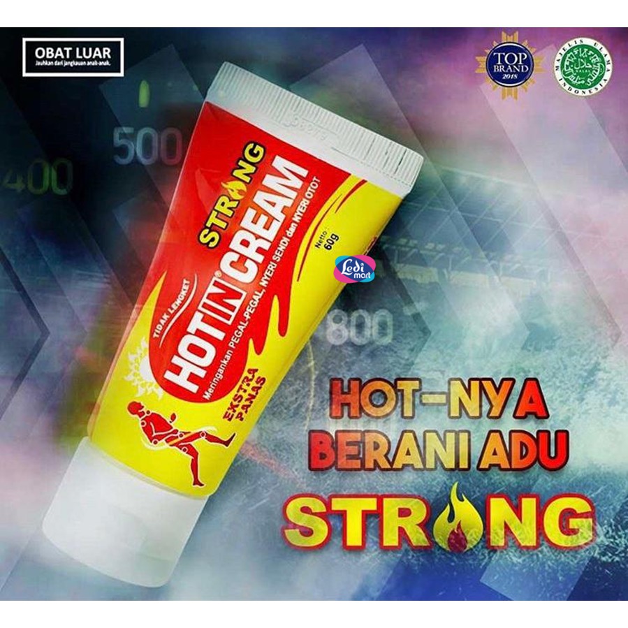 Hotin Cream Tube 120ml  &amp; 60ml / Hot in Krim Pegal Nyeri Otot / LEDI MART