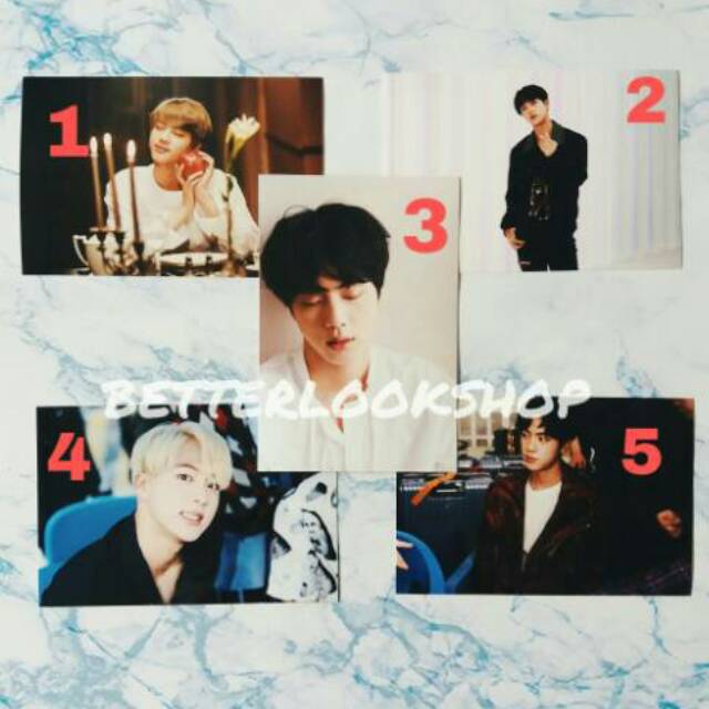 [READY STOCK] BTS - JIN LIVE PHOTO 오늘 ONEUL(OH, ALWAYS) EXHIBITION 2018 SEASON 3