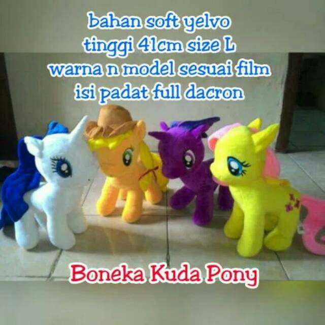 boneka kuda poni