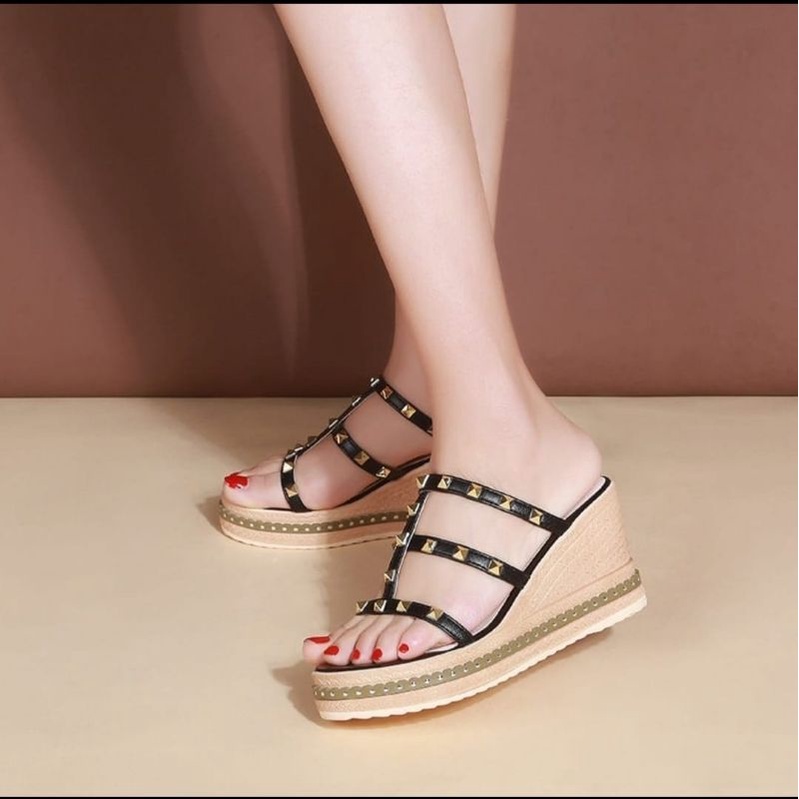 ABBUSHOES Sk 03 wedges stut andromeda sol karet 7cm