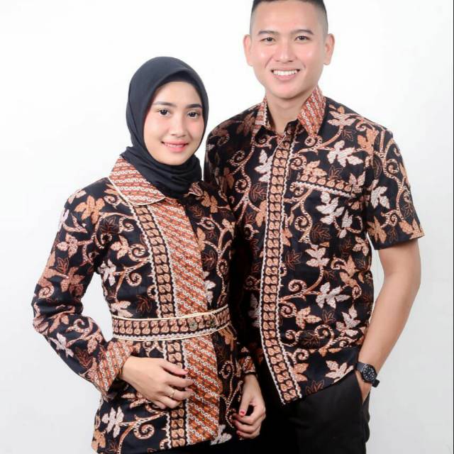 Atasan Batik Lengan Pendek 021 RISNA BATIK HRB026 HEM BATIK