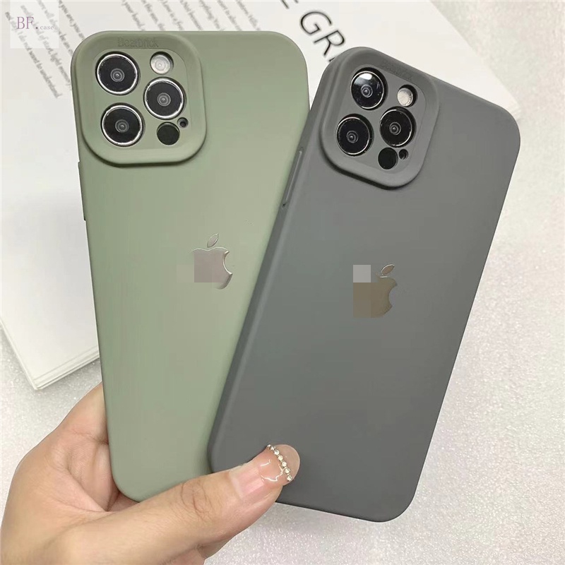 Soft Case Pelindung Lensa Jendela Besar Bahan Silikon Untuk Iphone 11 12 13 Pro Max X XR