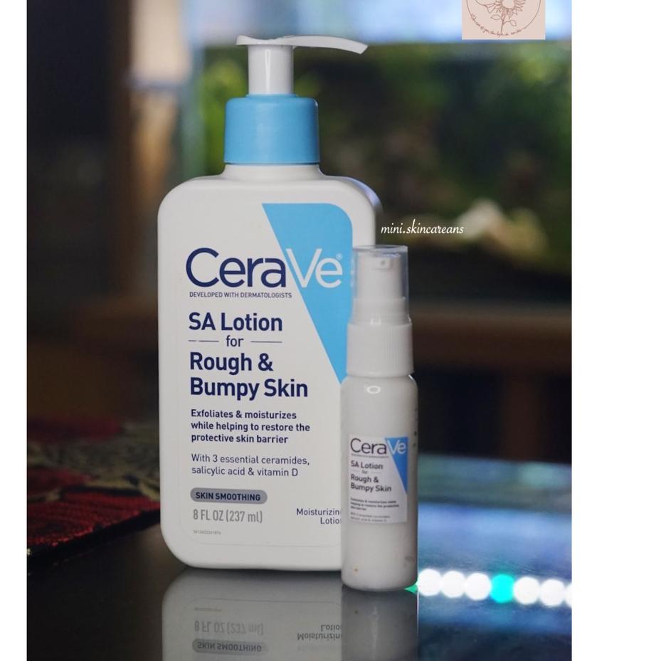 Laris[LR 033]Cerave Moisturizer SA Lotion for Rough & Bumpy Skin ( Share in Jar )