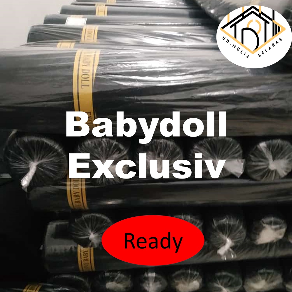 Jual Kain Babydoll Polos 1 Roll, Ceruti Babydoll Premium, Kain Babydoll Ceruty Kerudung, Kain Babydo