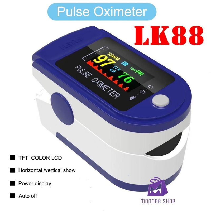 Fingertip Pulse Oximeter LK88 Oximetry Saturation Monitor