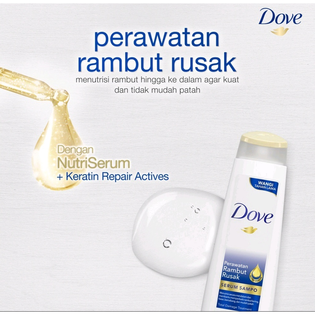 DOVE SHAMPOO tube 50ML DAN tube 135ML