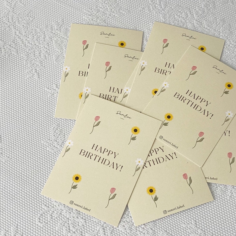 

additional greeting/birthday card