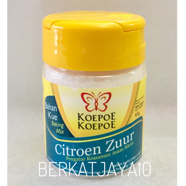 Citroen Zuur Koepoe Koepoe Kupu kupu 65gr