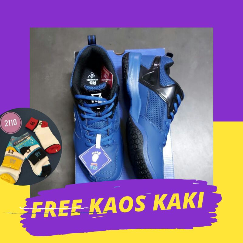 SEPATU BADMINTON REINFORCE SPEED RS JF 711 BLUE ORIGINAL