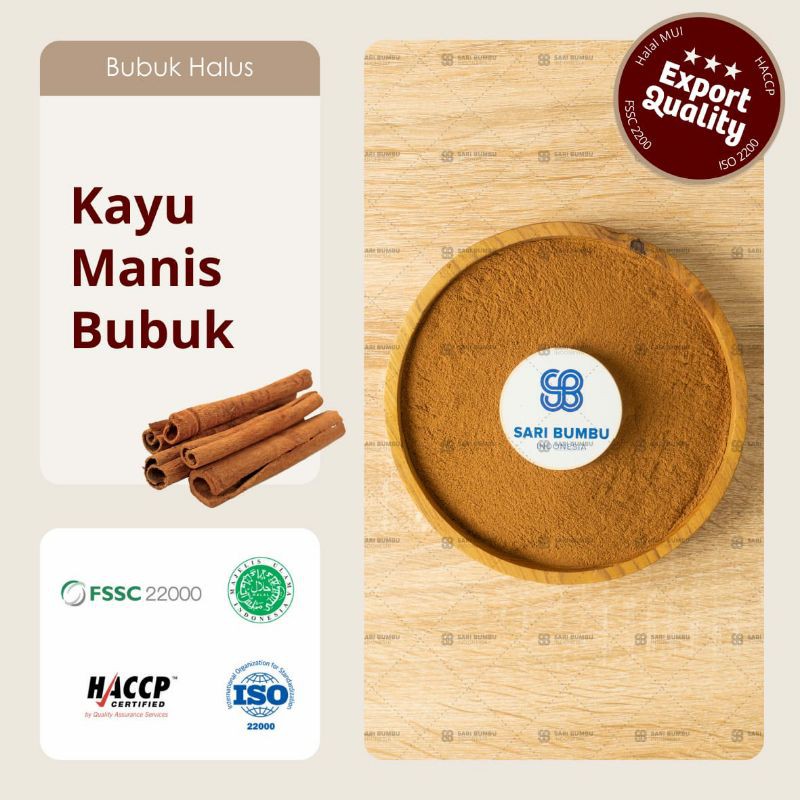 

Kayu Manis Bubuk / Cinnamon Powder Export Quality