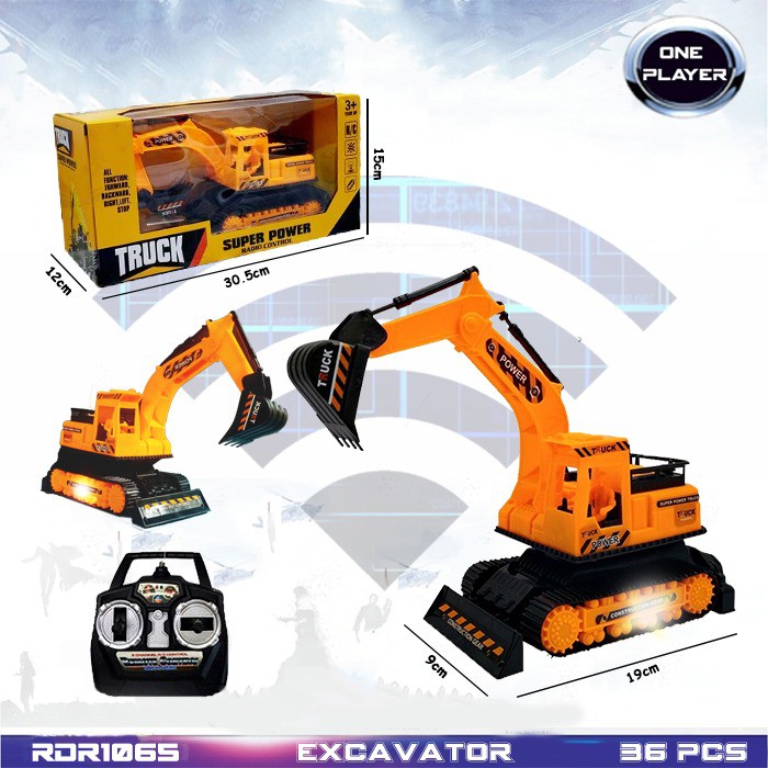 PROMO RDR1168 RDR1065 RC Excavator Beko Mobil Keruk Mainan Anak Mobil Remote Control Remot Kontrol RADAR