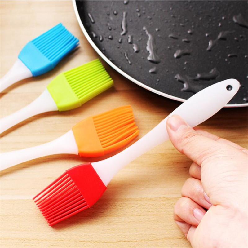 Silicone Grill Oil Brushes / Soft Barbecue Brush / High Temperature Baking BBQ Brush / Heat Resistant Food Grade Silicone Brush /Bakeware Bread Cook Brushes