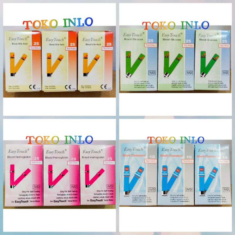 

Strip Easytouch Gula/strip Asam Urat/strip Kolesterol/strip Hemoglobin/Easytouch Refill