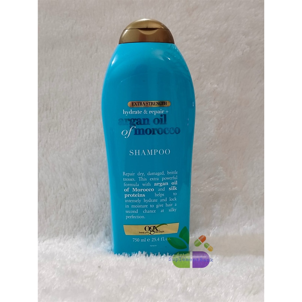 Jual Ogx Hydrate Repair Argan Oil Of Morocco Extra Strength Shampoo 750ml Shopee Indonesia 2820