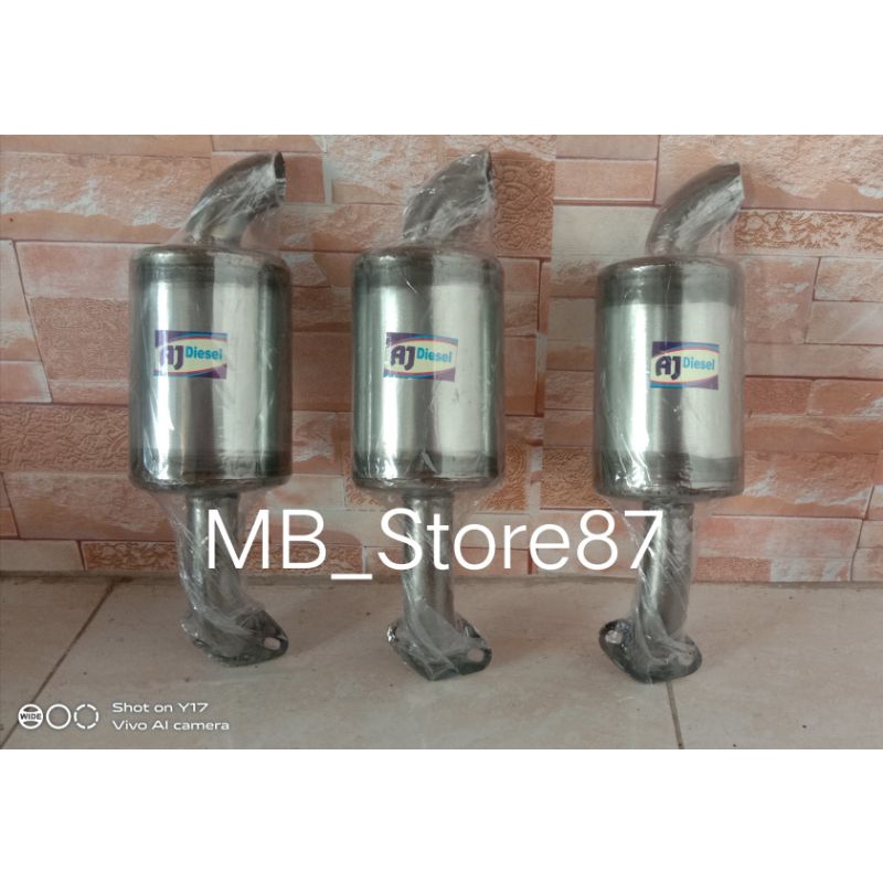 KNALPOT MESIN HONDA  GX 270/370/390 dan GX 160/200/220  SILINCER STANDAR atau mesin ketingting