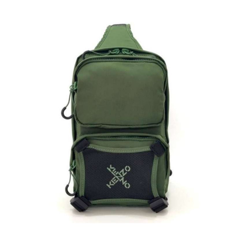 Sling Backpack Kenz0 CrossLogo Green