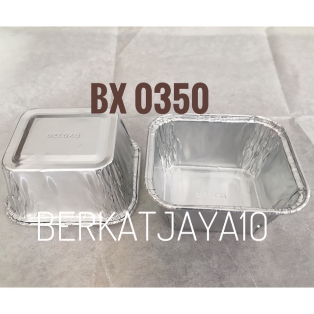 Tray BX 0350 Alumunium Foil Cup (Isi 10 Pcs)