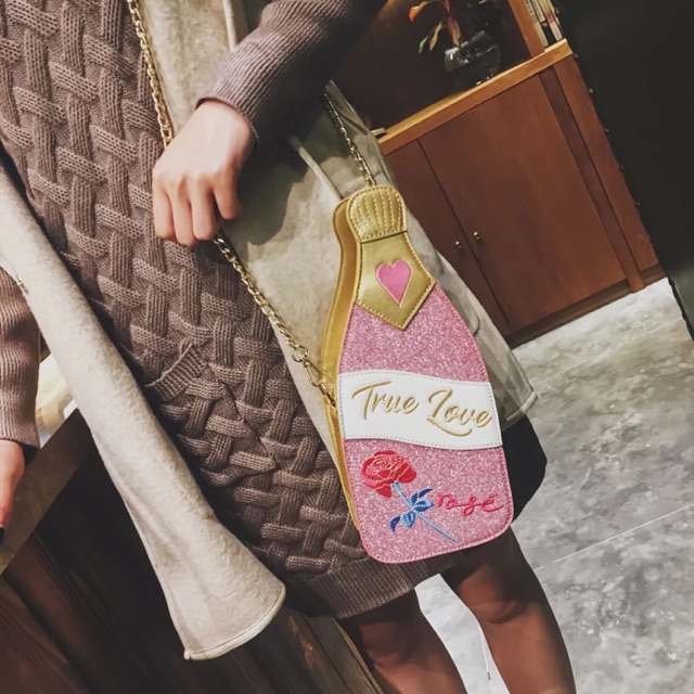 True love bottle sling bagTAS SLEMPANG BAHU SHOULDER BAG IMPORT KOREA CHINA BAHAN BAGUS READY JAKART