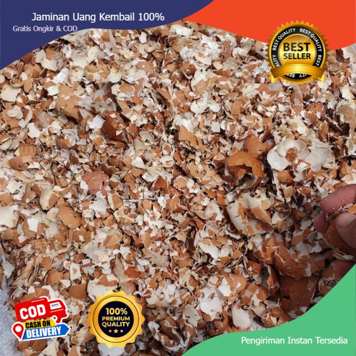 cangkang telur bubuk tanaman 1000 gram   pupuk organik bahan campur pakan ternak unggas  ikan  kulit