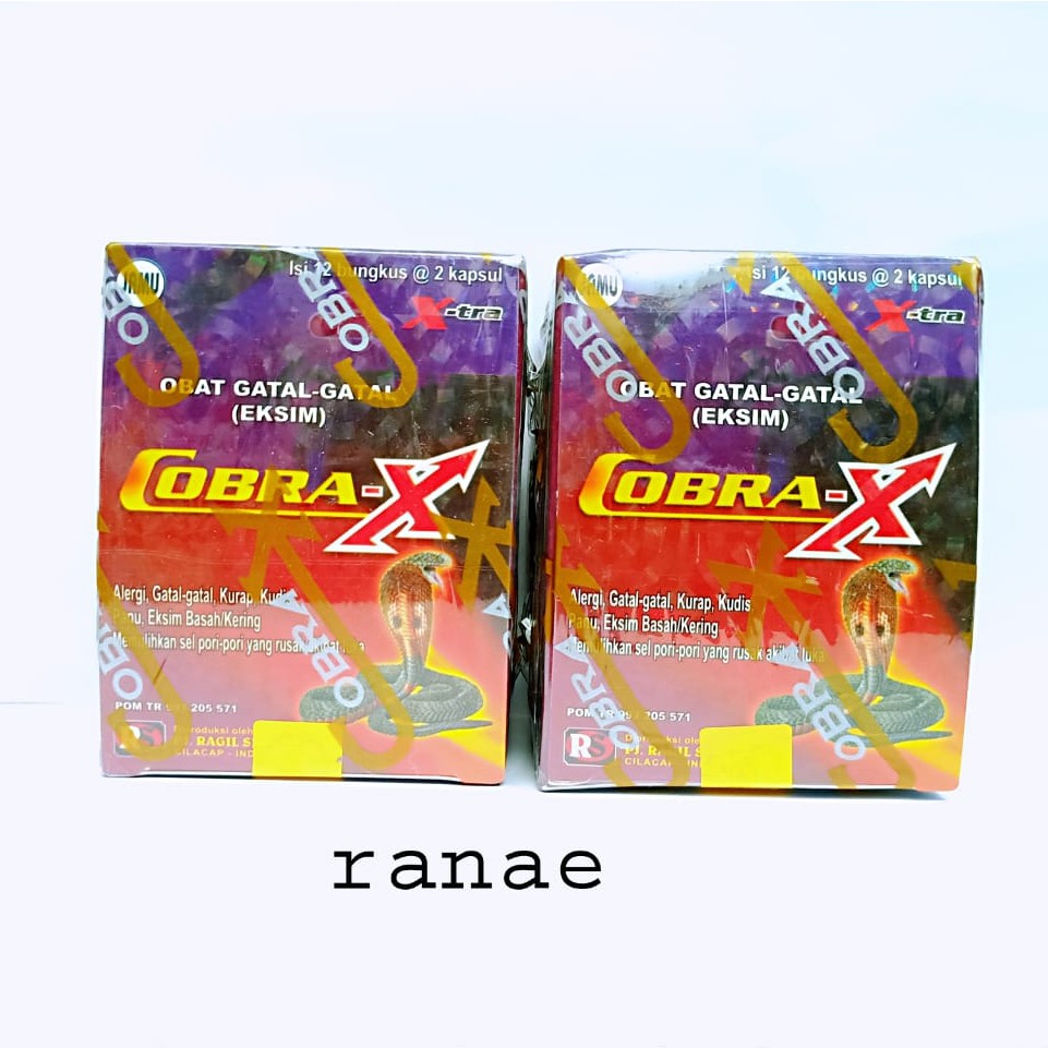 Kapsul Cobra X - Tra / Obat Gatal