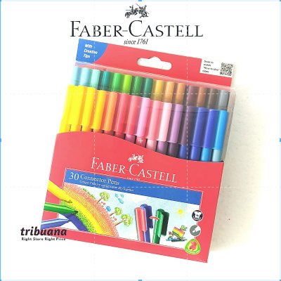 

Connector Pen 30 Warna Faber Castell - Spidol Warna