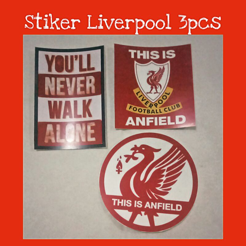 

Stiker Liverpool 3pcs