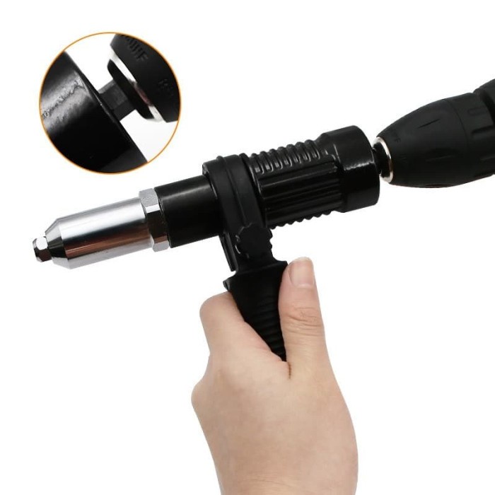 Adaptor Riveter Bor pistol listrik Electric Rivet Gun