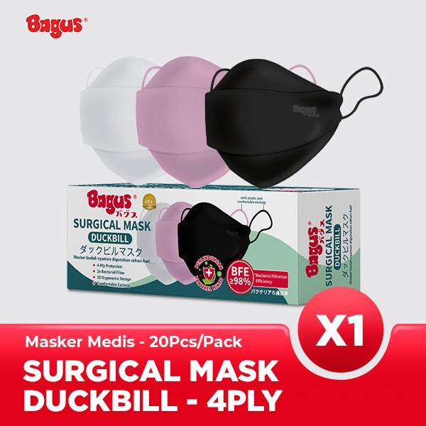 Bagus Surgical Mask Duckbill 20 pcs W-21267