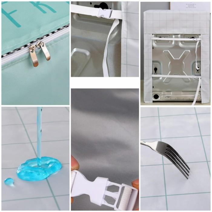 sarung mesin cuci buka atas cover mesin cuci buka atas WATERPROOF