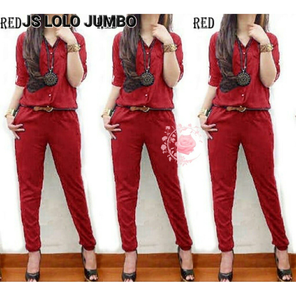 JUMPSUIT JS POLOS JUMBO 6Warna