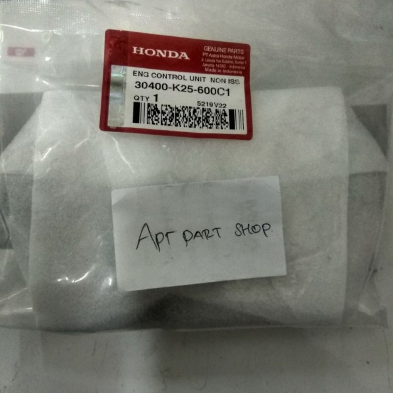 ECM ECU CDI Beat Pop Scoopy Esp 2015 - 2016 Non ISS Tidak Idling Stop Ori Ahm 30400K25600C1