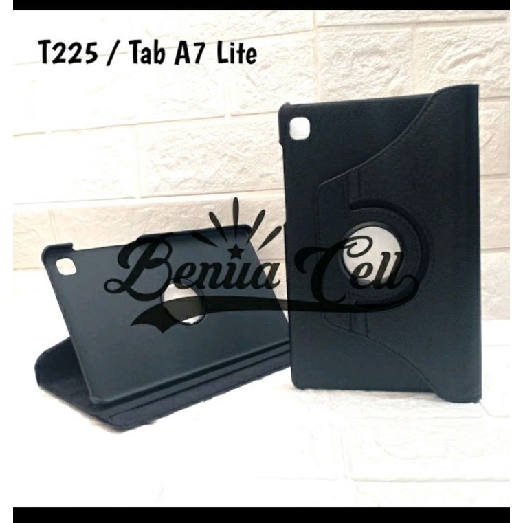 CASE ROTARY SAMSUNG T225 SARUNG TAB A7 LITE -CASE ROTARY 360 DERAJAT T220/T225 - ONLY HITAM