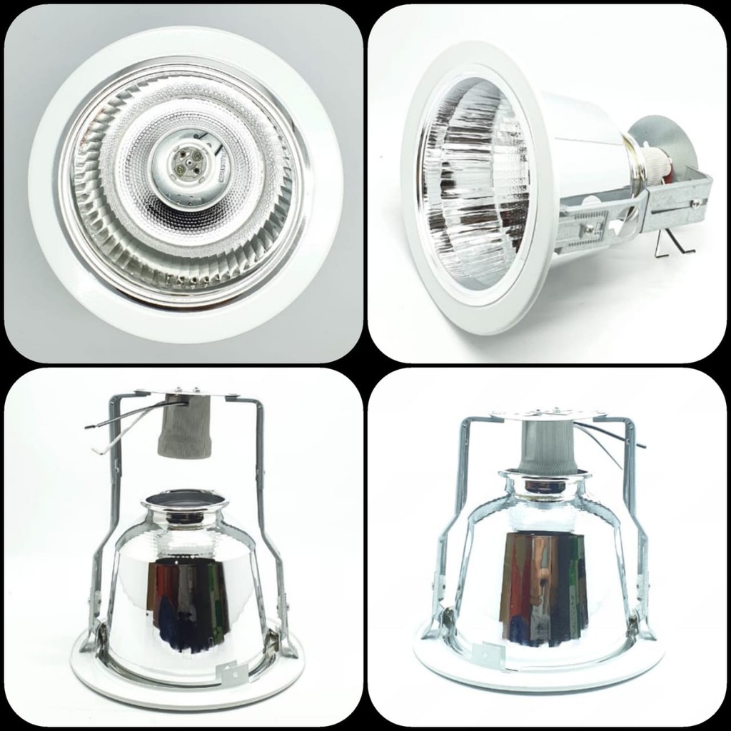 CTL DL 5&quot; Inch PUTIH Down Light  5&quot; 2 Kaki (Bisa Stel) Fiting Rumah Lampu Led Kualitas Bagus